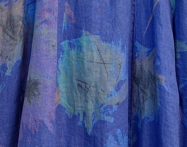 Italian Linen Dress - Dandelion Royal