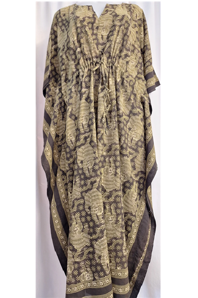 Anokhi Tie Kaftan - Tiger