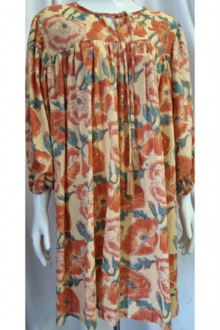 Orange Poppy Dress or Top