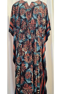 Anokhi Kaftan - Red Sunflowers