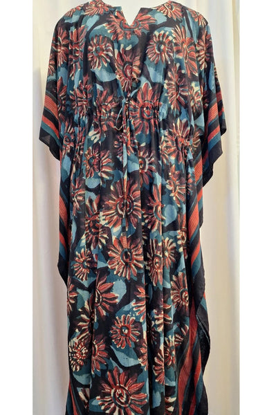 Anokhi Kaftan - Red Sunflowers