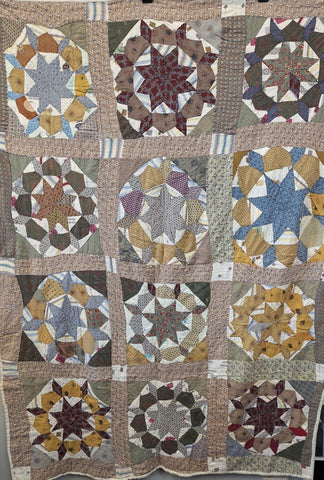 Antique Carpenters Wheel Quilt