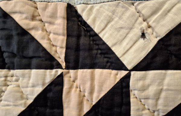 Antique Quilt Flower Basket
