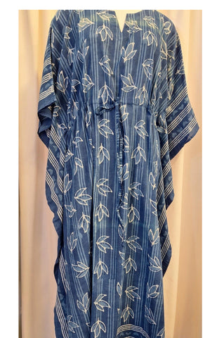 Anokhi Kaftan - Indigo