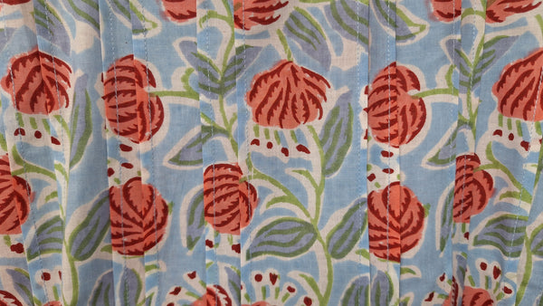 Cotton Nightdress - Blue Pōhutukawa