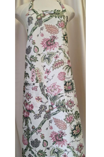 Apron - White Floral