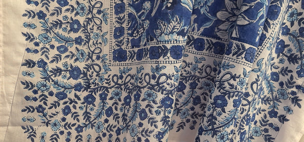 Anokhi Tie Kaftan - Blue