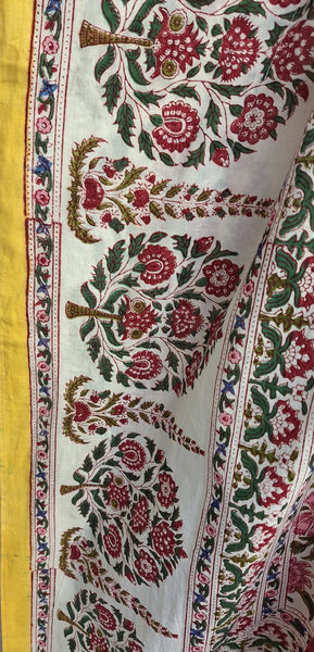 Anokhi  Kaftan - Yellow, red, blue and pink