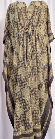 Anokhi Tie Kaftan - Tiger