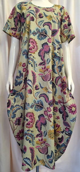 Exotic Lilac Flower Dress