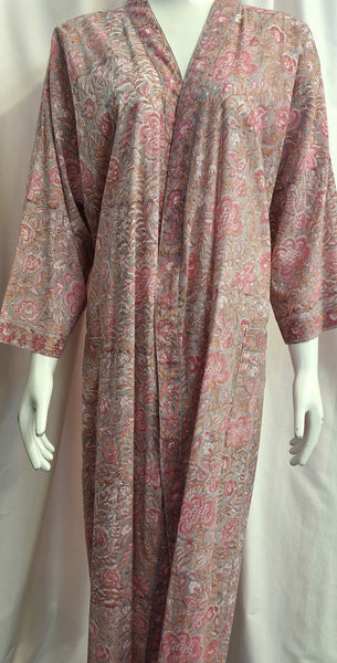 Anokhi Style Robe – Pink Floral