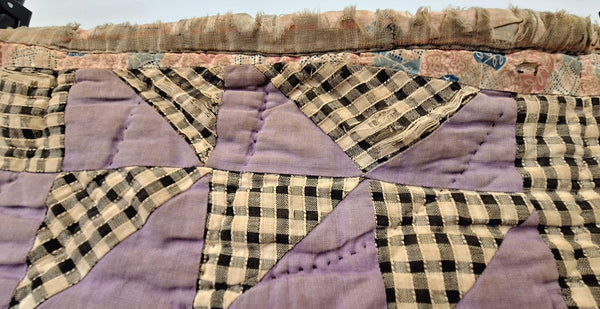Antique Quilt Flower Basket