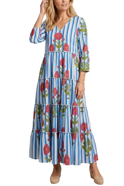 Poppy Tiered Dress Long Sleeves