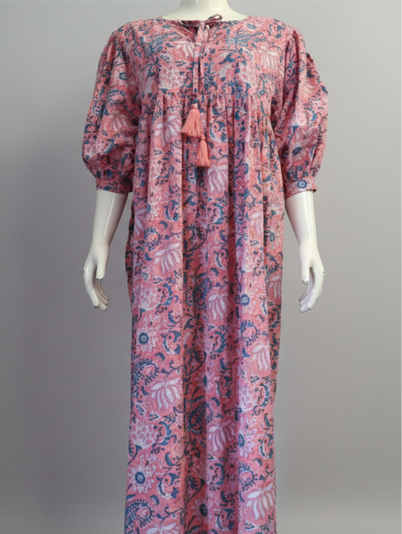 Pink Floral Dress - Lullaby New Zealand