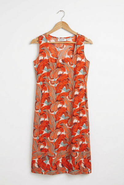 Tropicana Dress -Tangerine
