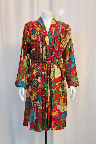 Frida Kahlo robe red