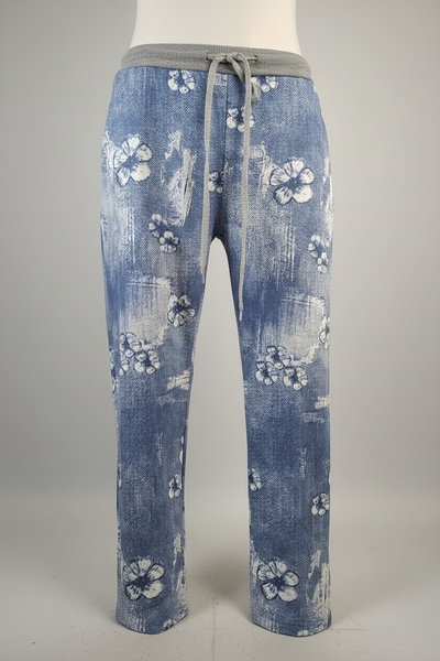 Italian Stretch Pants Pansy Lt Denim