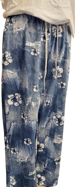 Italian Stretch Pants Pansy Denim