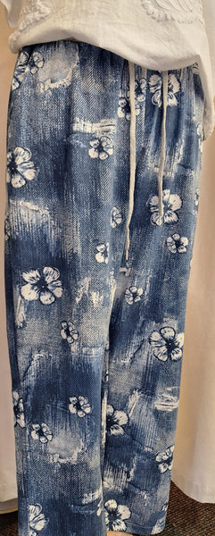 Italian Stretch Pants Pansy Denim