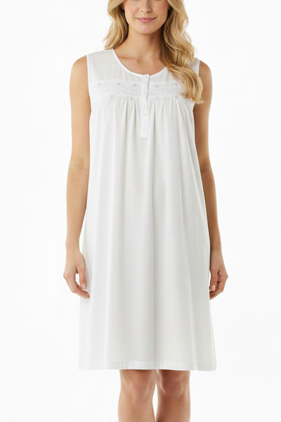 Romantic Rosebuds Smocked Nightdress