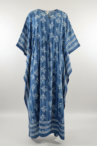 Anokhi Kaftan - Indigo