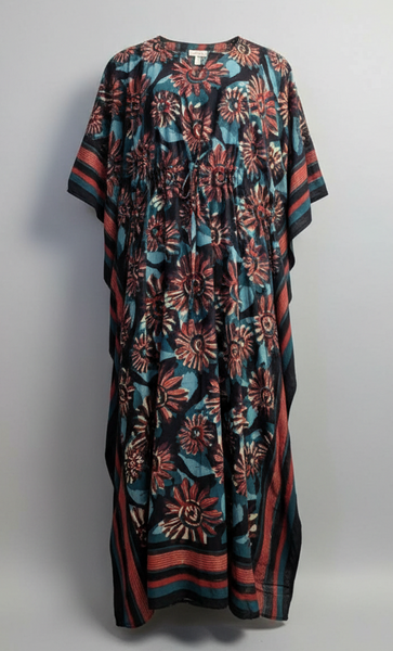 Anokhi Kaftan - Red Sunflowers