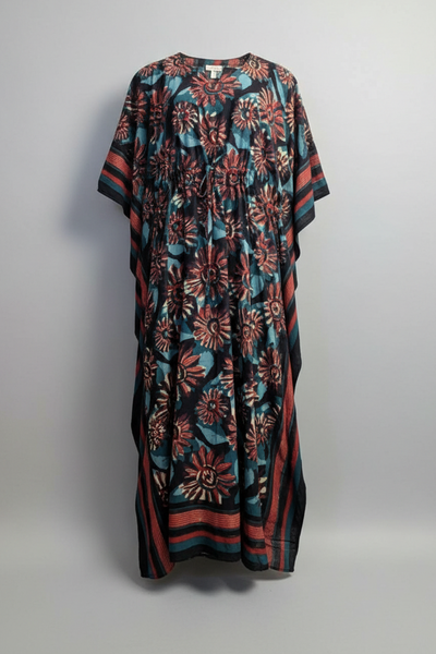 Anokhi Kaftan - Red Sunflowers