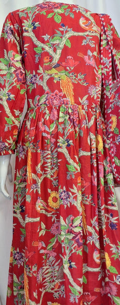 Tropical Red Dress