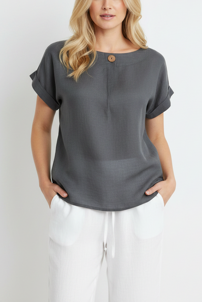 Colleen Top Charcoal