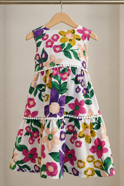 Floral Tiered Dress