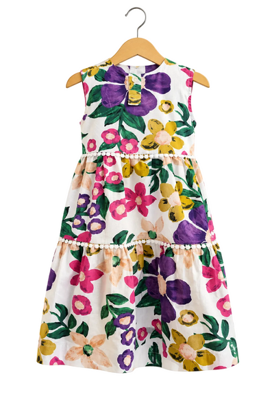 Floral Tiered Dress