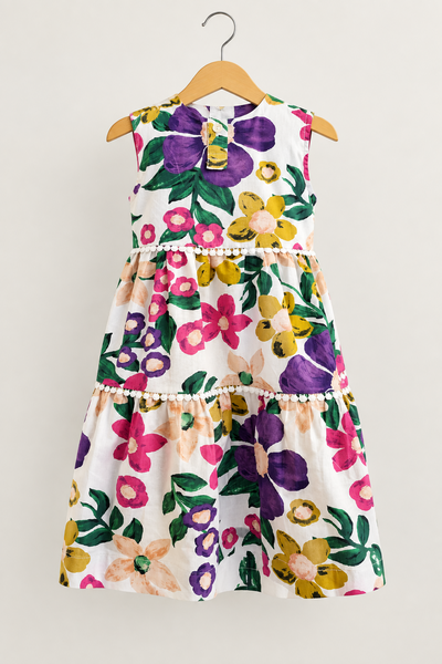Floral Tiered Dress