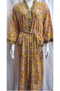Anokhi Style Robe – Golden Yellow