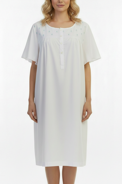 Short Sleeve – Blue flowers