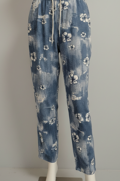Italian Stretch Pants Pansy Denim
