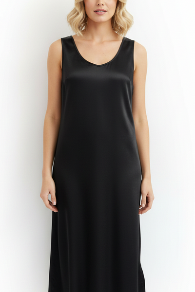 Black  Fleur Slip