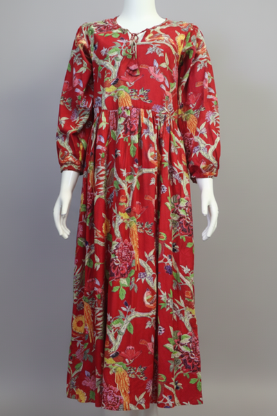 Tropical Red Dress