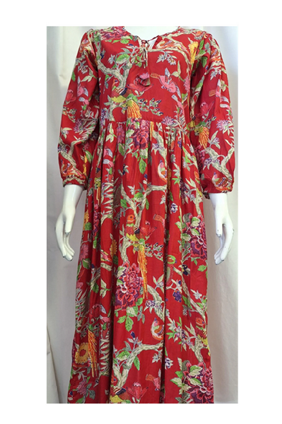 Tropical Red Dress