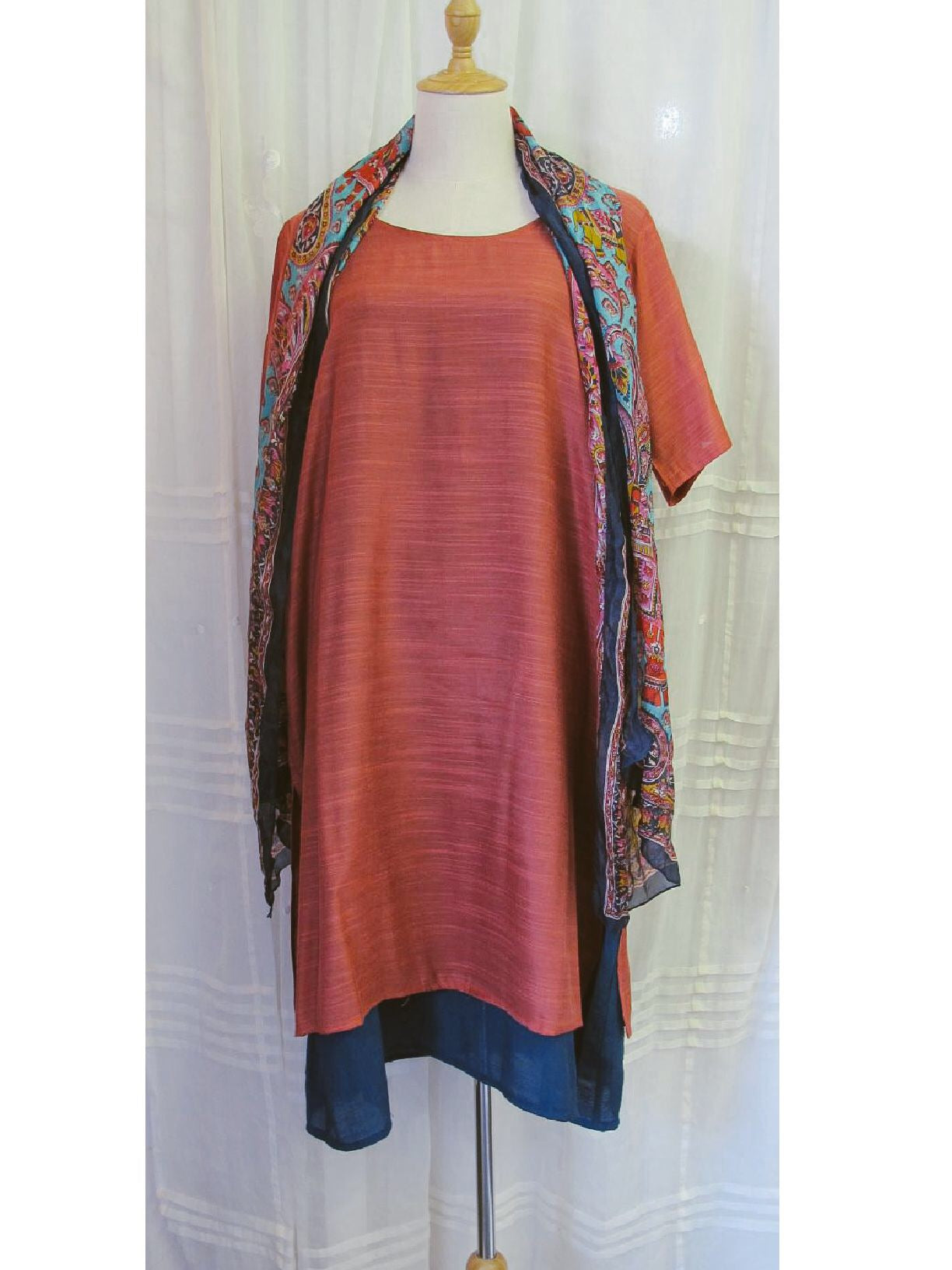Silk Blend Kaftan dress, [product type], Lullaby New Zealand
