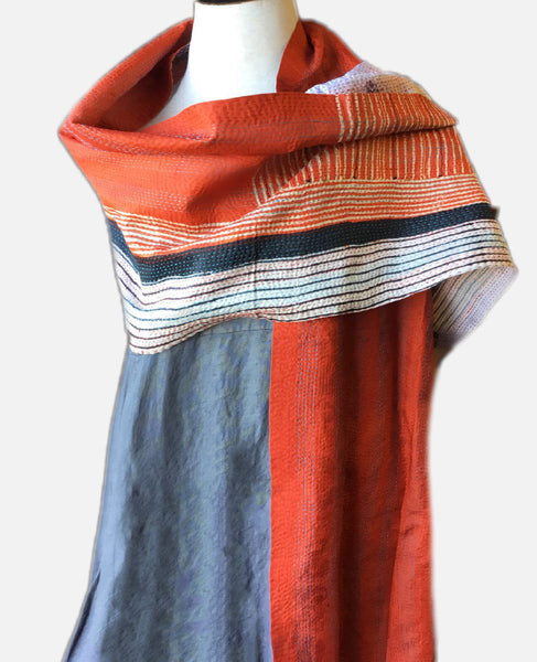 Recycled Silk Sari Scarf, [product type], Lullaby New Zealand
