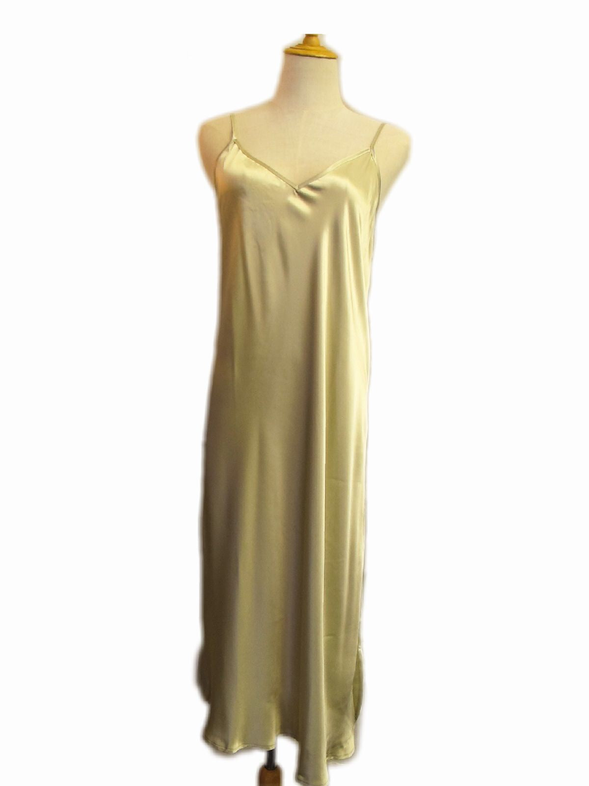 Shoe String Slip Nightdress - Champagne, [product type], Lullaby New Zealand