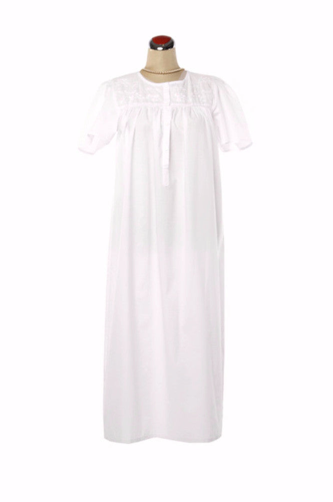 Button Front Nightdress, [product type], Lullaby New Zealand