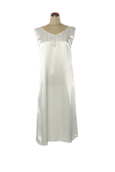 Silk Satin Fleur Nightdress, [product type], Lullaby New Zealand