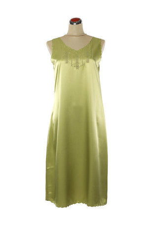 Silk Satin Fleur Nightdress, [product type], Lullaby New Zealand