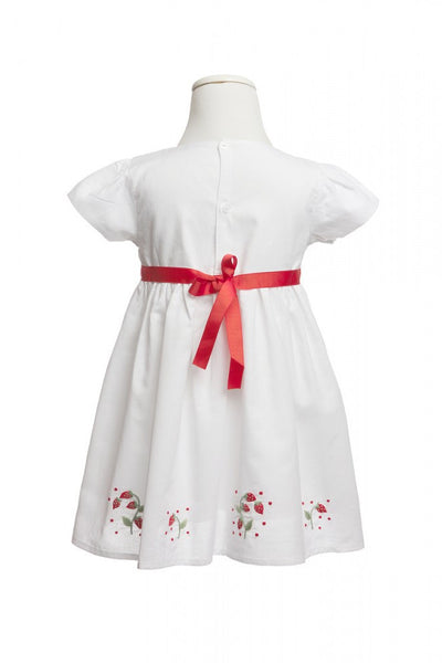 Sienna Strawberry Dress, [product type], Lullaby New Zealand